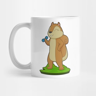 Squirrel Fitness Dumbbell Mug